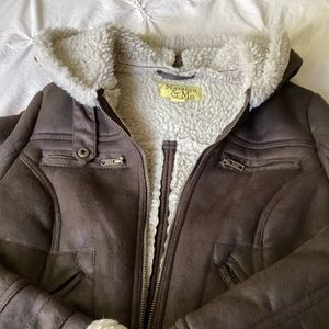 Jacket with Sherpa lining